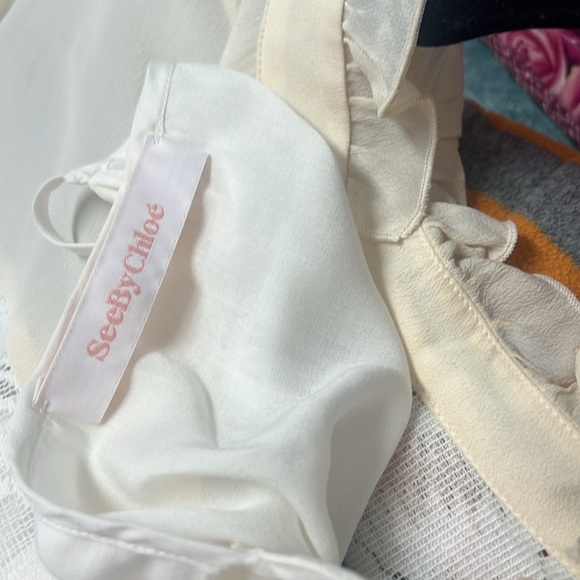 See by Chloe lace and silk blouse - Picture 9 of 9